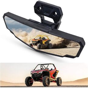 KIWI MASTER Rear View Center & Side Mirrors Compatible for 2020-2024 Polaris RZR Pro XP, Pro R, Turbo R / 4 Accessories Adjustable Folding Rear View Racing Mirror 2883762 2883763