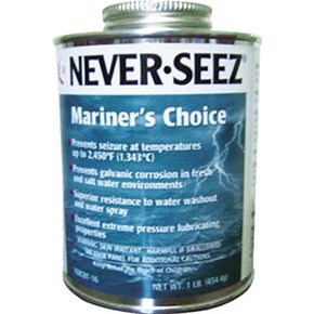 Never-Seez 30803826 Mariner's Choice Anti-Seize, 16 oz Brush Top Can