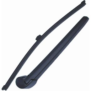 Rear Windshield Wiper Blade Arm Set for Porsche Cayenne 2011-2017 Rear Windsheild Back Wiper Arm and wiper Blade with Cover Assembly - 365mm 14 inch