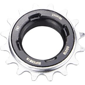 Single Speed Bike Freewheel 16T/18T/20T Compatible with 1/2'' x 1/8'' Bicycle Freewheel Threaded Type Freehub Replacement Parts