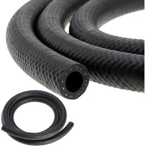 خرطوم خط الوقود 3/8 بوصة 10 قدم لزيت محرك الديزل الحيوي يعمل بالديزل والجازولين لمحركات أنظمة الوقود 10 أقدام 300 رطل لكل بوصة مربعة أسود in Kuwait