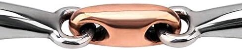 FR Loose Ring Snaffle,O Ring, English Happy Mouth Bit for Horses, Silver in Saudi Arabia