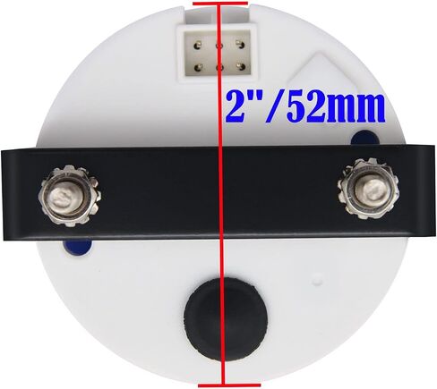 Clock Meter Gauge, 0-12 Hours Format 2'' (52mm) 12V/24V for Marine Boat Yacht Car in Saudi Arabia