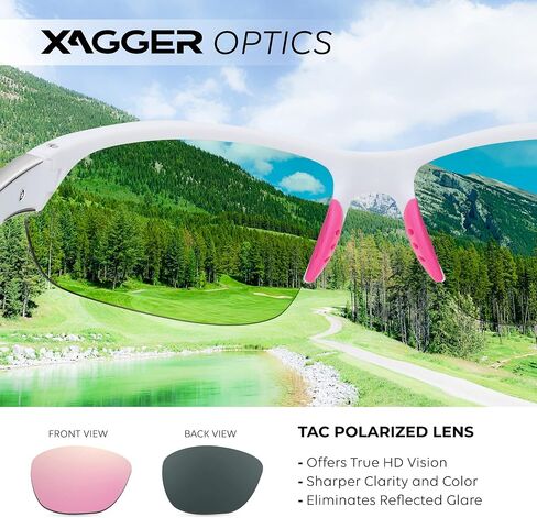 نظارات شمسية رياضية مستقطبة Xagger للرجال والنساء UV400 ملفوفة حول نظارات البيسبول البيسبول in Saudi Arabia