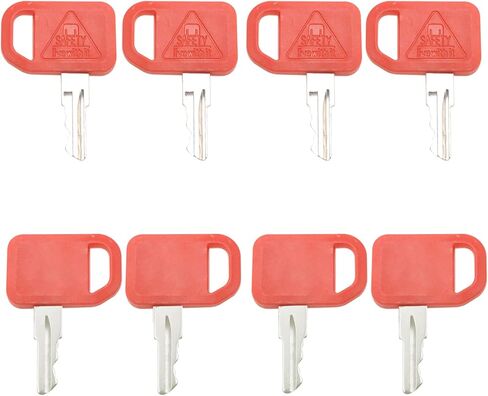 8 قطع مفاتيح إشعال AT195302 AR51481 متوافقة مع جرارات جون ديري للمعدات الثقيلة لودر حفار 1200 210C 310A 310C 410B 550B 700H 1050J 210LJ 250D 460E 410C 710D in Kuwait