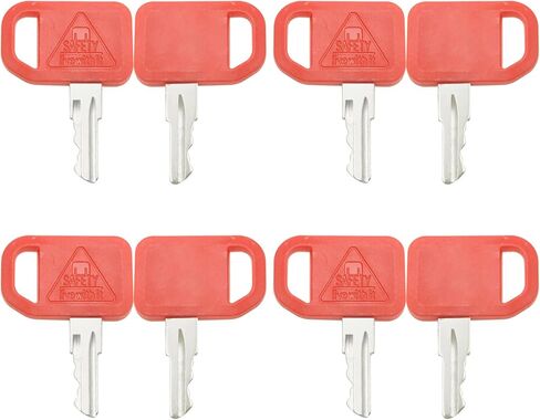 8 قطع مفاتيح إشعال AT195302 AR51481 متوافقة مع جرارات جون ديري للمعدات الثقيلة لودر حفار 1200 210C 310A 310C 410B 550B 700H 1050J 210LJ 250D 460E 410C 710D in Kuwait