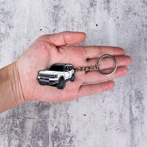 Bronco Sport Keychain compatible with Ford Bronco Sport Accessories 2023 2024 4 door Car Key Chain Fob Cover in Saudi Arabia