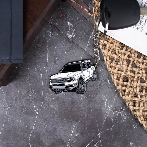 Bronco Sport Keychain compatible with Ford Bronco Sport Accessories 2023 2024 4 door Car Key Chain Fob Cover in Saudi Arabia