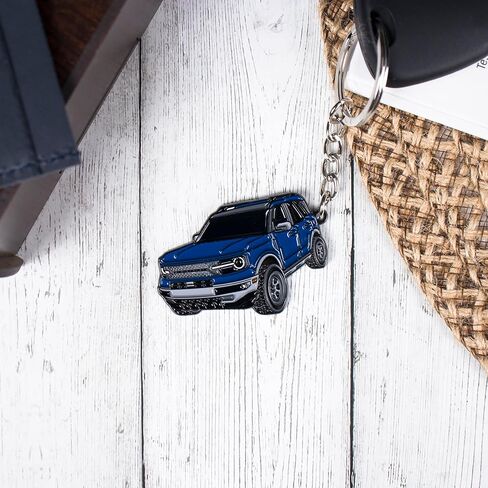 Bronco Sport Keychain compatible with Ford Bronco Sport Accessories 2023 2024 4 door Car Key Chain Fob Cover in Saudi Arabia