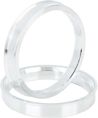 X AUTOHAUX 4 قطع من 65.1 إلى 57.1 ملم من سبائك الألومنيوم محور السيارة حلقات مركزية فاصل تجويف العجلة in Kuwait