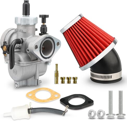 NIBBI Carburetor PE22mm with 48mm Air Filter,Fit 110cc 125cc 130cc Flange Motorcycle Engines for Dirt Bike Pit Bike ATV 4 Wheeler with Carb Jets in Saudi Arabia
