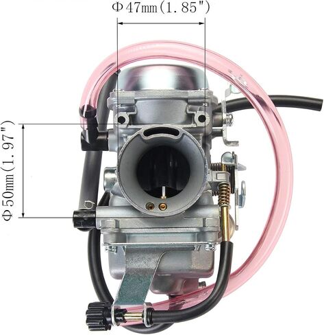 المكربن ​​متوافق مع كاواساكي بايو 300 KLF300 KLF 300 1986-1987 KLF300A، 1988-2005 KLF300B، 1989-2005 KLF300C ATV Carb in Saudi Arabia