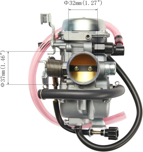 المكربن ​​متوافق مع كاواساكي بايو 300 KLF300 KLF 300 1986-1987 KLF300A، 1988-2005 KLF300B، 1989-2005 KLF300C ATV Carb in Saudi Arabia