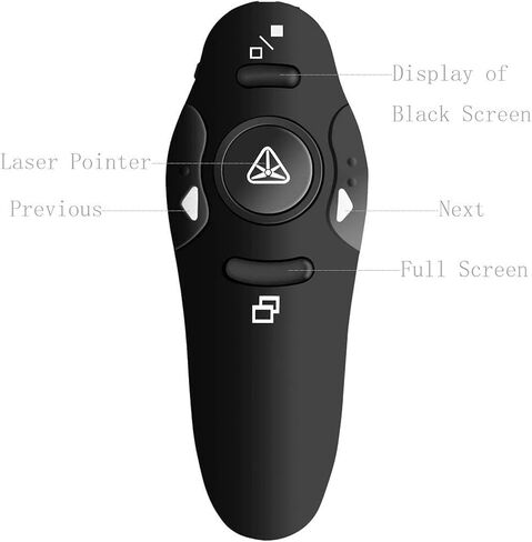 RF 2.4 جيجا هرتز مقدم لاسلكي العرض التقديمي عن بعد USB التحكم باور بوينت PPT الفرس عرض باور بوينت الفرس PPT التحكم عن بعد مؤشر الليزر الشريحة المتقدم دعم ماك in Kuwait