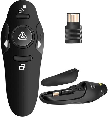 RF 2.4 جيجا هرتز مقدم لاسلكي العرض التقديمي عن بعد USB التحكم باور بوينت PPT الفرس عرض باور بوينت الفرس PPT التحكم عن بعد مؤشر الليزر الشريحة المتقدم دعم ماك in Kuwait