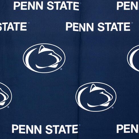 تغطي الكلية كل شيء مريح، غطاء ستارة دش مشرق وملون من ولاية بنسلفانيا Nittany Lions مقاس 70 بوصة × 72 بوصة in Saudi Arabia