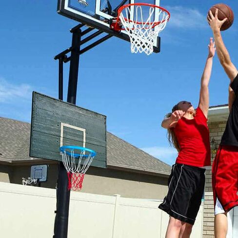 Luwint Kids Custom Basketball Hoop, Heavy Basketball Rim for Children Sports Indoor Outdoor Use, 13.5'' Blue in Saudi Arabia