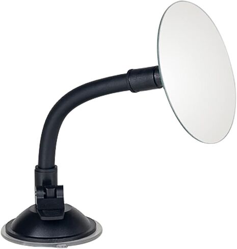 Stick On Car Baby Mirror, Ampper Adjustabe HD Glass Convex Wide Angle Interior Rearview Baby Rear Facing Mirror (Framed Rectangle, Small, 3.3" X 2.5") in Saudi Arabia