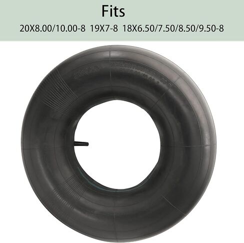 20x8.00-8 أنابيب داخلية، تناسب الاستبدال 18x6.50-8، 18x7.50-8، 18x8.50-8، تناسب الأنابيب الداخلية بشكل عام ساق الصمام المستقيم المتوافقة مع جزازات العشب والجرارات ومنفاخ الثلج وعربات الجولف والحديقة جَرَّار in Kuwait