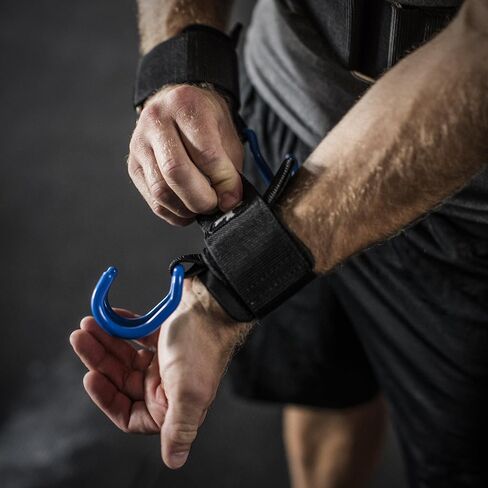 Harbinger Lifting Hooks, Black/Blue in Saudi Arabia