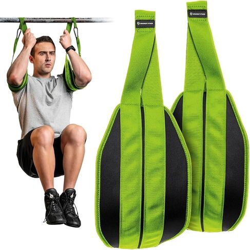 Gradient Fitness Hanging Ab Straps (2 pack), Pull Up Straps, Ab Destroyer, Ab Straps for Pull Up Bar, Ab Sling Straps, Workout Straps in Saudi Arabia