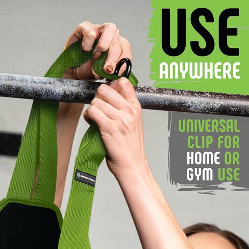 Gradient Fitness Hanging Ab Straps (2 pack), Pull Up Straps, Ab Destroyer, Ab Straps for Pull Up Bar, Ab Sling Straps, Workout Straps in Saudi Arabia