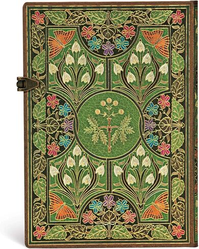 Paperblanks | Poetry in Bloom | Hardcover | Midi | Lined | Clasp Closure | 144 Pg | 120 GSM in Saudi Arabia