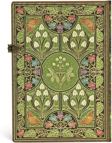 Paperblanks | Poetry in Bloom | Hardcover | Midi | Lined | Clasp Closure | 144 Pg | 120 GSM in Saudi Arabia