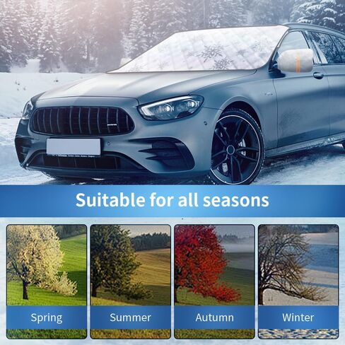 Car Windshield Cover for Ice and Snow Frost Guard Winter Automotive Windshield Protector Car Anti-Snow Cover Accessories for SUV & Truck in Saudi Arabia