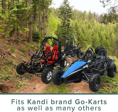 مجموعة حاجز خلفي AlveyTech لـ 150cc - 250cc Go-Karts (مجموعة من 2) - مجموعة بديلة لـ Coleman، TaoTao، Kandi، Massimo Go Kart Fender، أجزاء حماية الإطار الخلفي، مصدات المقطورة البلاستيكية المساعدة in Saudi Arabia