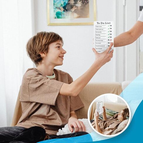 لوحات تخطيط قائمة المهام اليومية، منزلق لوحة المهام البلاستيكية القابلة للفصل للعديد من الأطفال والبالغين في المنزل in Kuwait
