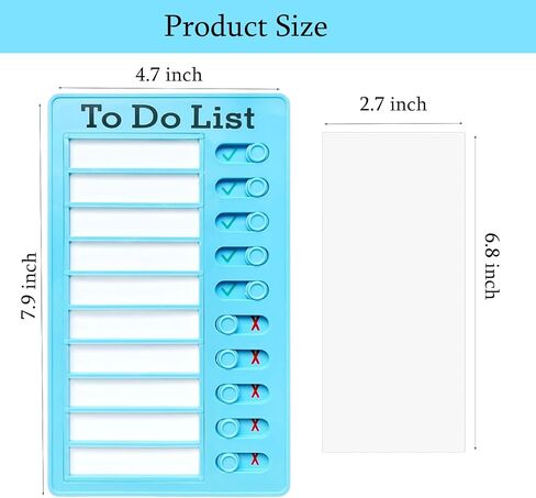 2 Pcs Chore Chart for Kids Multiple Kids,Reusable to Do List and Memo Checklist Board for ADHD,RV Checklist, Planning Board, Visual Schedule, and Reminder in Saudi Arabia