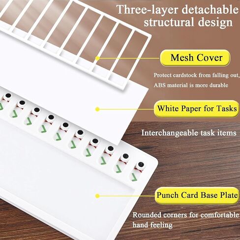 2 Pcs Chore Chart for Kids Multiple Kids,Reusable to Do List and Memo Checklist Board for ADHD,RV Checklist, Planning Board, Visual Schedule, and Reminder in Saudi Arabia