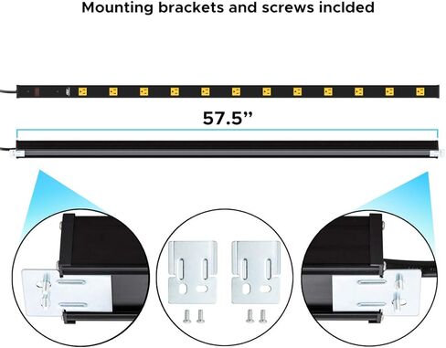 CRST واقي من التيار الكهربائي ذو مسافة واسعة من المعدن الثقيل مع قاطع دائرة 15 أمبير وسلك طويل إضافي 15 قدم 1800 جول (12 منفذ) in Kuwait