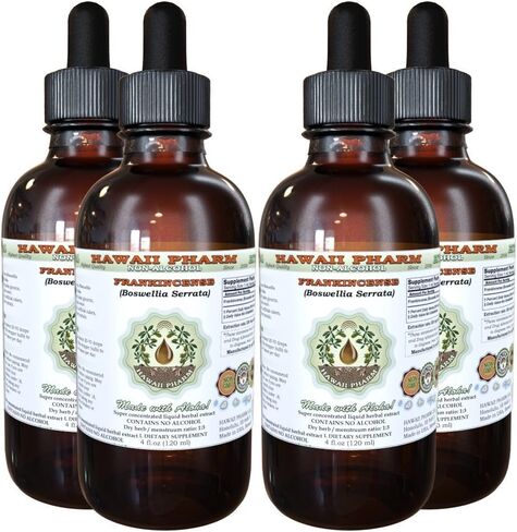 Frankincense Alcohol-Free Liquid Extract, Frankincense (Boswellia Serrata) Dried Resin Glycerite Herbal Supplement 2 oz in Saudi Arabia