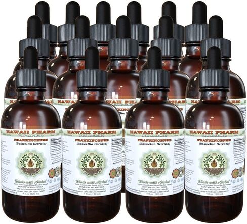 Frankincense Alcohol-Free Liquid Extract, Frankincense (Boswellia Serrata) Dried Resin Glycerite Herbal Supplement 2 oz in Saudi Arabia
