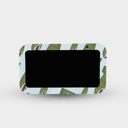MightySkins Skin Compatible with Amazon Echo Show 5 (Gen 3) - Blue Plaid | Protective, Durable, and Unique Vinyl Decal wrap Cover | Easy to Apply, Remove, and Change Styles in Saudi Arabia