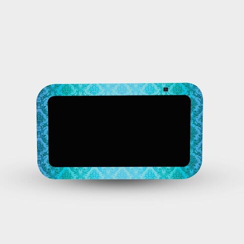MightySkins Skin Compatible with Amazon Echo Show 5 (Gen 3) - Blue Plaid | Protective, Durable, and Unique Vinyl Decal wrap Cover | Easy to Apply, Remove, and Change Styles in Saudi Arabia