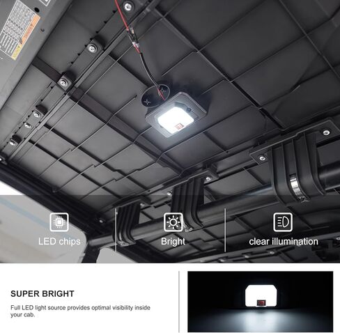 مصباح سقف LED من كيوي ماستر لملحقات 2018-2024 Polaris Ranger 1000، 2022-2024 Ranger SP 570 يحل محل OEM # 2889159 in Saudi Arabia