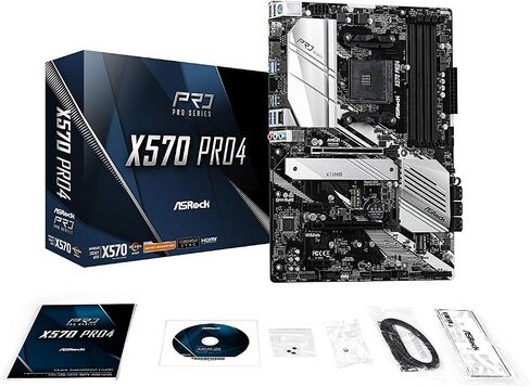 ASRock X570 Pro 4 AM4/4DDR4/HDMI/DP/ATX Motherboard in Saudi Arabia