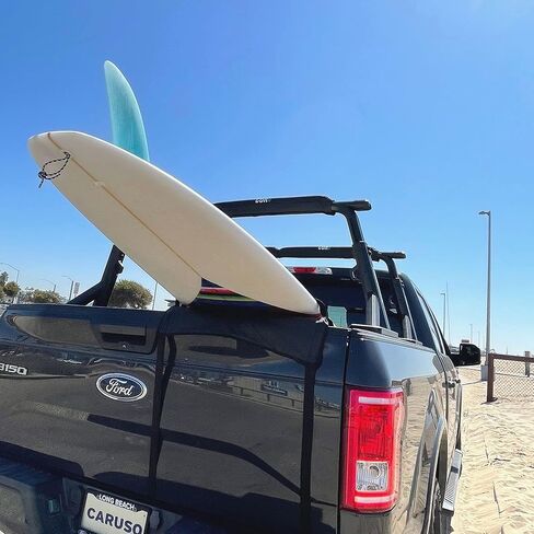 COR Surf Tailgate Truck Pad for SUP | Longboard | Surfboard | Ladders or Lumber with Premium Scratch-Resistant Tie Downs (Black) in Saudi Arabia