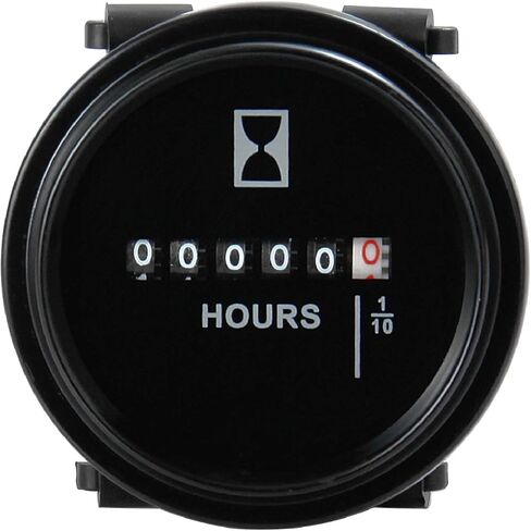 Small Engine Hour Meter, Hour Meter for Marine Generator Tractor Mower Golf cart Forklift (AC/DC 6-80V) in Kuwait