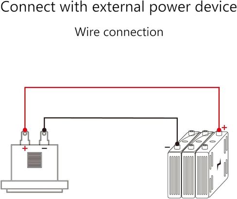 Small Engine Hour Meter, Hour Meter for Marine Generator Tractor Mower Golf cart Forklift (AC/DC 6-80V) in Kuwait