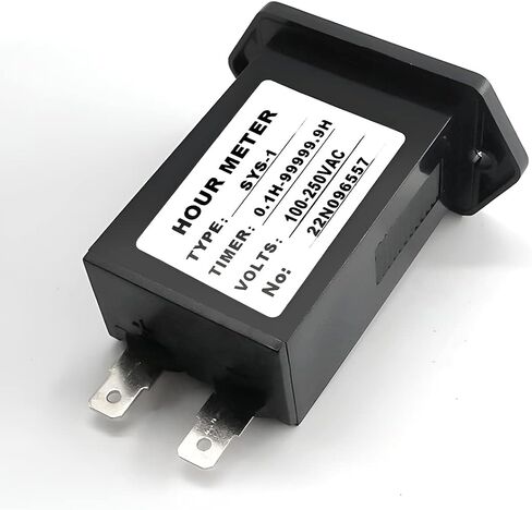 Mechanical Hour Meter Gauge, DC 6-80V Snap in Professional Engine Hourmeter, Automotive Accessories for Car ATV UTV Diesel Engine Generator Boat Truck Snowmobile Lawn Tractors in Saudi Arabia