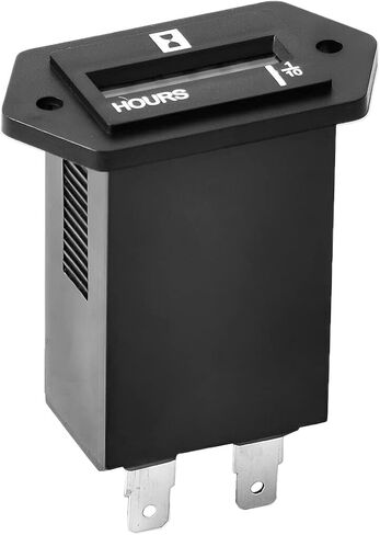 Mechanical Hour Meter Gauge, DC 6-80V Snap in Professional Engine Hourmeter, Automotive Accessories for Car ATV UTV Diesel Engine Generator Boat Truck Snowmobile Lawn Tractors in Saudi Arabia