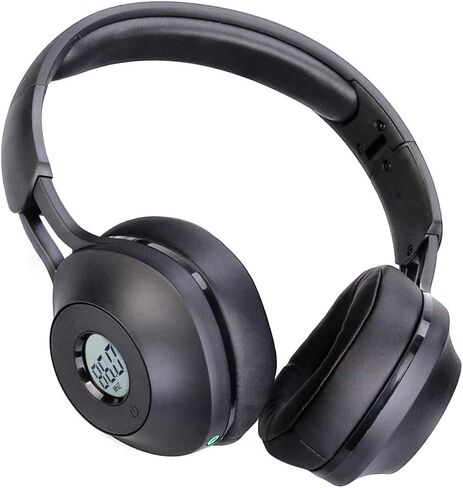 Retekess TR104 FM Radio Headphones, Radio Headset for Mowing, Digital Wireless Radio for Mowing, Walking, Riding, Powered by AAA Battery (Black) in Saudi Arabia