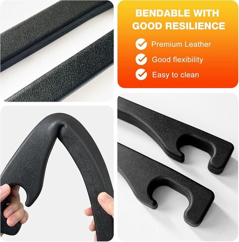 Car Seat Gap Filler - 2PCS Car Seat Organizer Car Seat Gap Filler Organizer Car Accessories Universal Fit Car Seat Gap Filler Seat Gap Organizer for Phones Wallet Cards (Black) in Kuwait