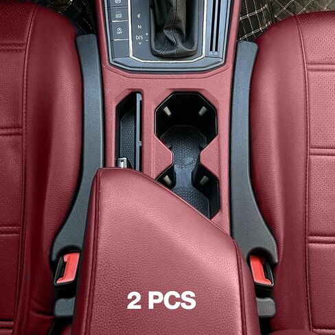 Car Seat Gap Filler - 2PCS Car Seat Organizer Car Seat Gap Filler Organizer Car Accessories Universal Fit Car Seat Gap Filler Seat Gap Organizer for Phones Wallet Cards (Black) in Kuwait