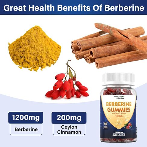 علكات بربارين مع قرفة سيلان 1200 ملغ، علكات فيتوسوم بربارين للنساء والرجال، علكات بنكهة التوت المختلطة in Kuwait