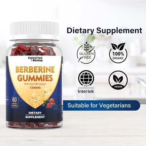 علكات بربارين مع قرفة سيلان 1200 ملغ، علكات فيتوسوم بربارين للنساء والرجال، علكات بنكهة التوت المختلطة in Kuwait